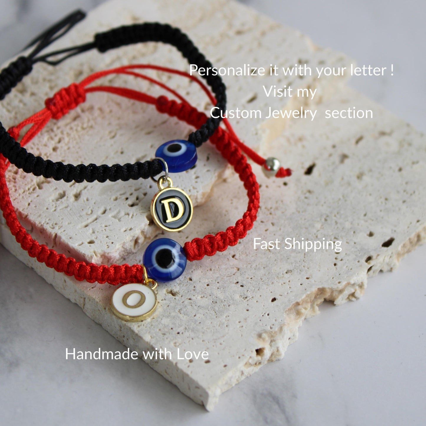 Genuine Evil Eye Protection Red String Bracelet or Anklet, Red String Bracelet, Unisex Bracelet, Protection Bracelet