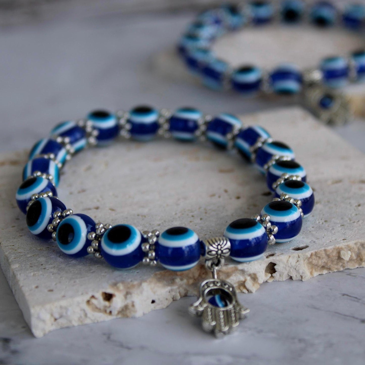 Evil Eye Anklet, Protection Red String Anklet, Beach Anklet, Dainty Anklet, Evil Eye Jewelry, Gift for her