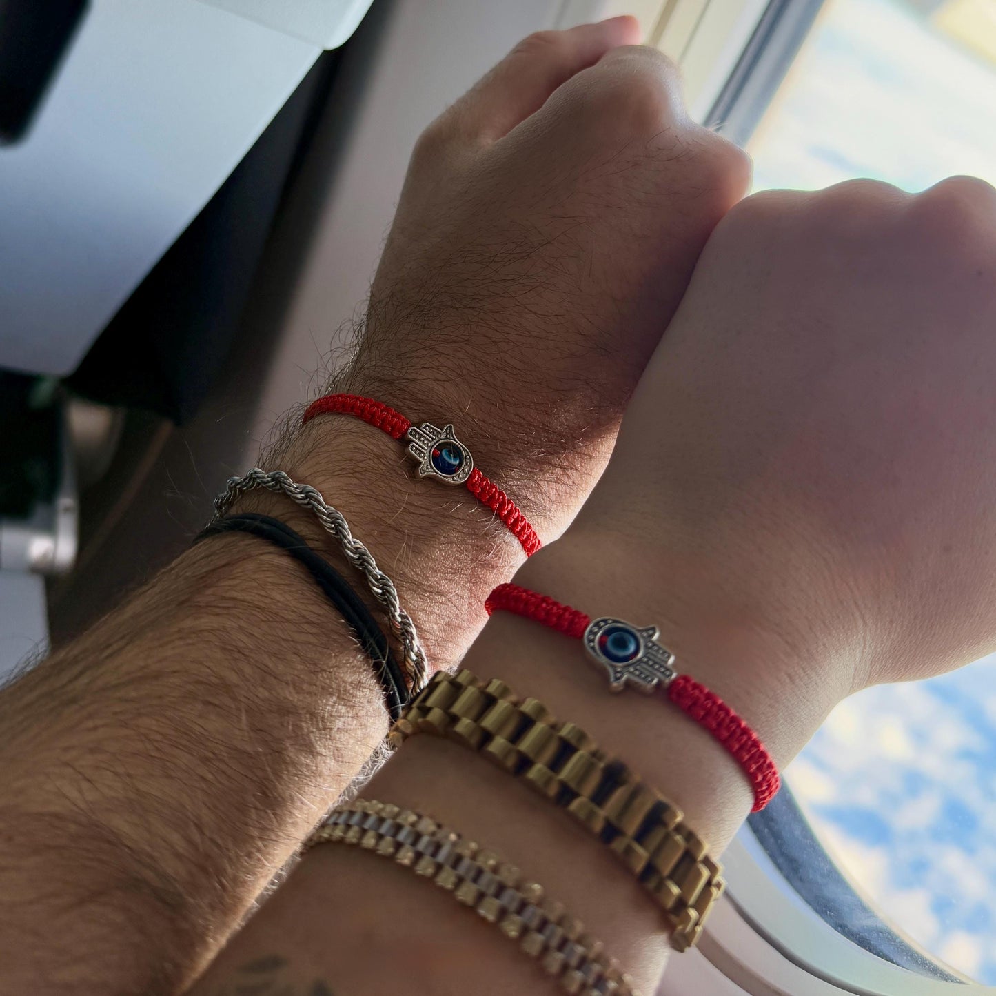 Genuine Evil Eye Protection Red String Bracelet or Anklet, Red String Bracelet, Unisex Bracelet, Protection Bracelet