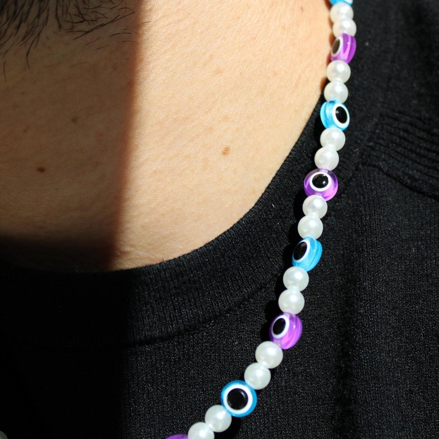 Evil Eye Necklace, Protection Red String Necklace, Necklace for Men, Evil eye Necklace for Men or Women, Gift For Him, Beaded Necklace