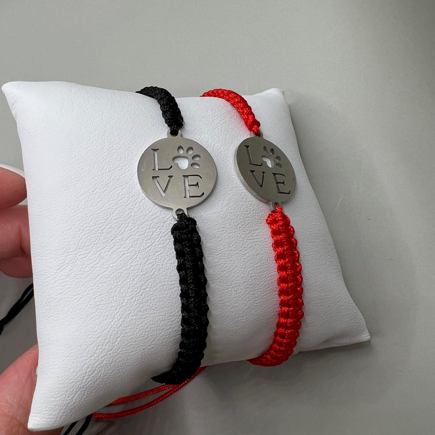 Beaded dog bracelet, Pet jewelry, Friendship Rope Bracelet, Surfer Bracelet Men & Women - Handmade Boho Summer Bracelet, Waterproof