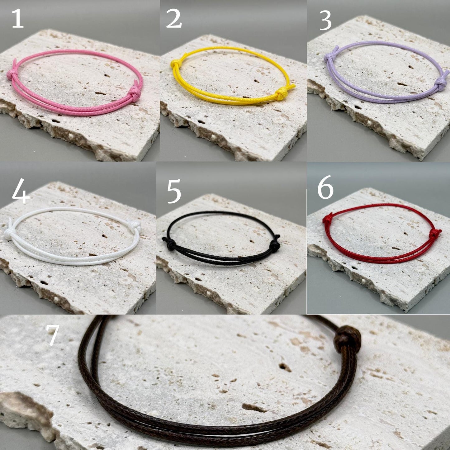 Couples String Bracelet Set • Long Distance Relationship Gift • Matching Cord Bracelets, Friendship Rope Bracelets