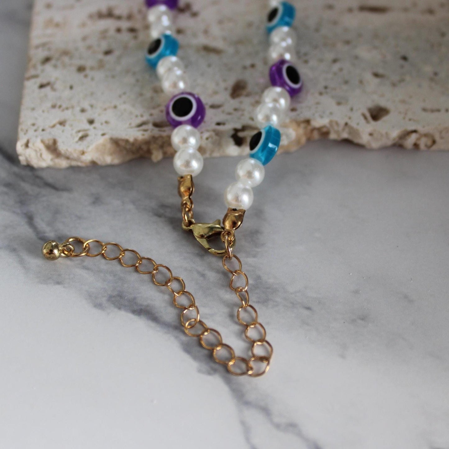 Evil Eye Necklace, Protection Red String Necklace, Necklace for Men, Evil eye Necklace for Men or Women, Gift For Him, Beaded Necklace