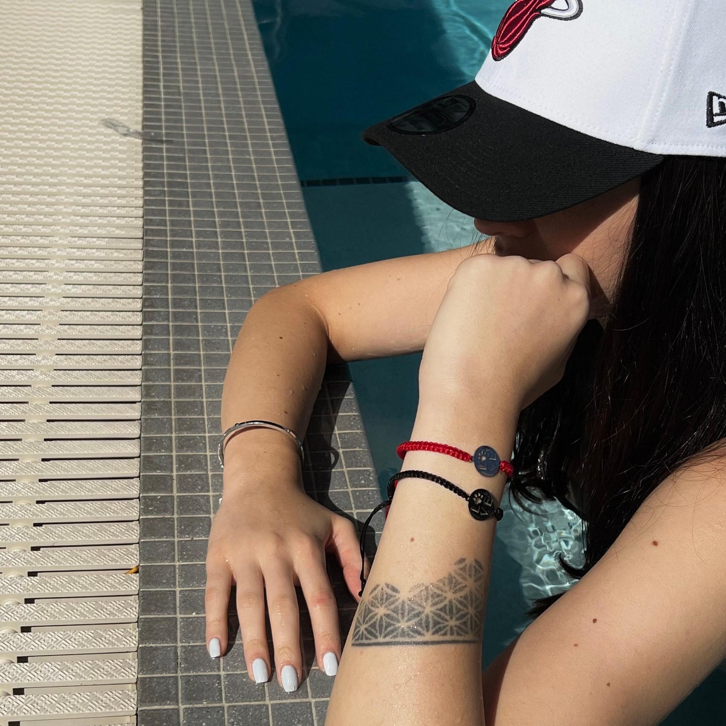 Beaded dog bracelet, Pet jewelry, Friendship Rope Bracelet, Surfer Bracelet Men & Women - Handmade Boho Summer Bracelet, Waterproof