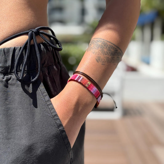 Couples String Bracelet Set • Long Distance Relationship Gift • Matching Cord Bracelets, Friendship Rope Bracelets